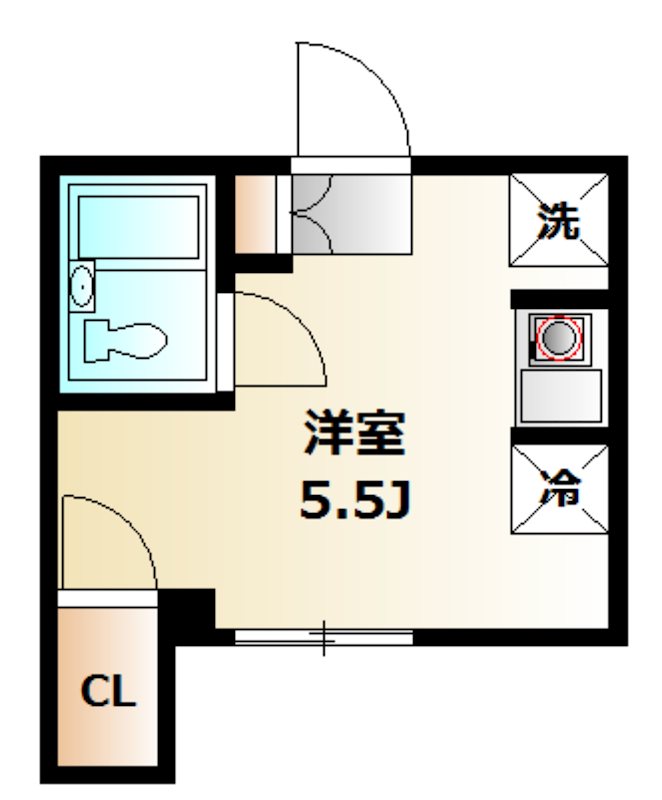 パステル東砂 101号室 間取り