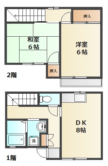 アネックスアリス 102号室 間取り