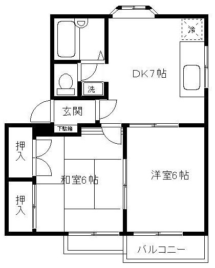 プロビデンスハイムＢ 間取り図