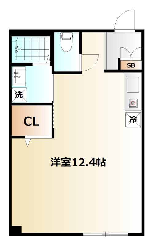 シャリエール住吉 間取り図