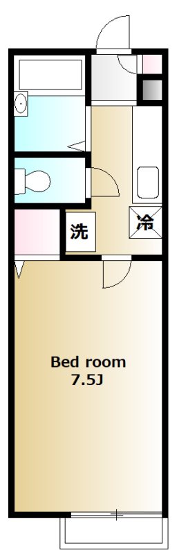 エントピア 102号室 間取り