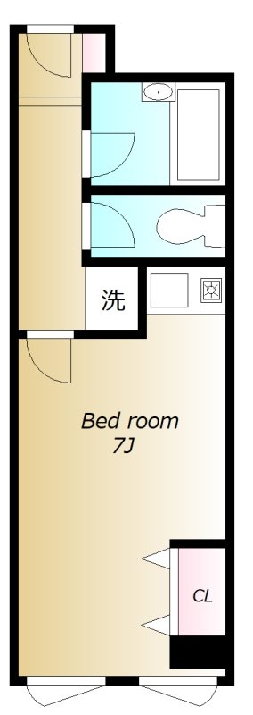 スクエア日本橋 404号室 間取り