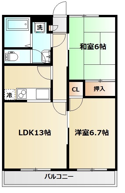 パーラーローズ 間取り図