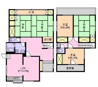 湊貸家 間取り