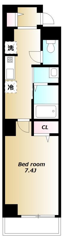 スペランツァ大橋 間取り図