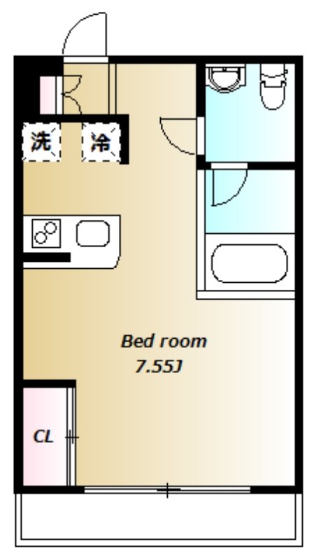 GRAND SEIKO 元住吉 105号室 間取り