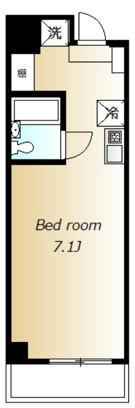 三洋ガーデン世田谷 306号室 間取り