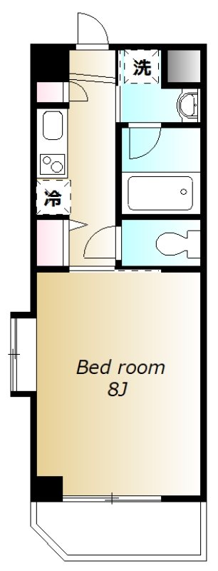 ディ・パンテレリア 201号室 間取り