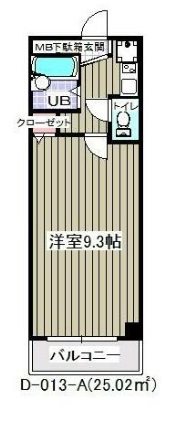 グランピーノ妙典 318号室 間取り