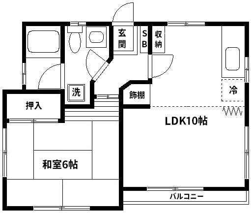 アール志賀 間取り図