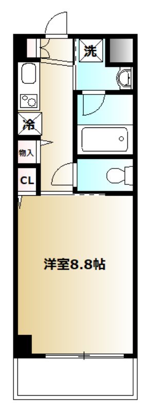 ディ・パンテレリア 405号室 間取り