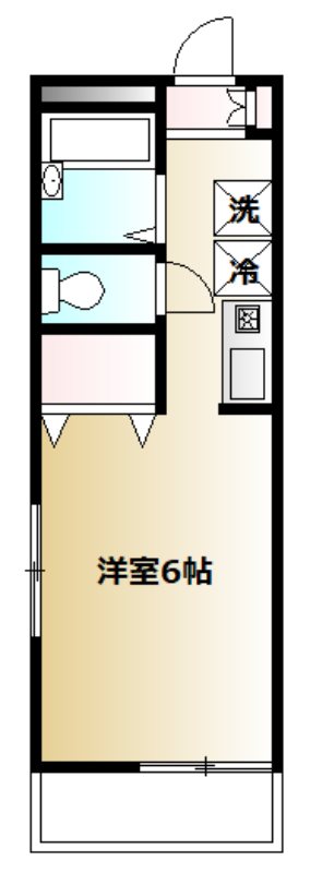 ヴィラ・マグノリア 201号室 間取り