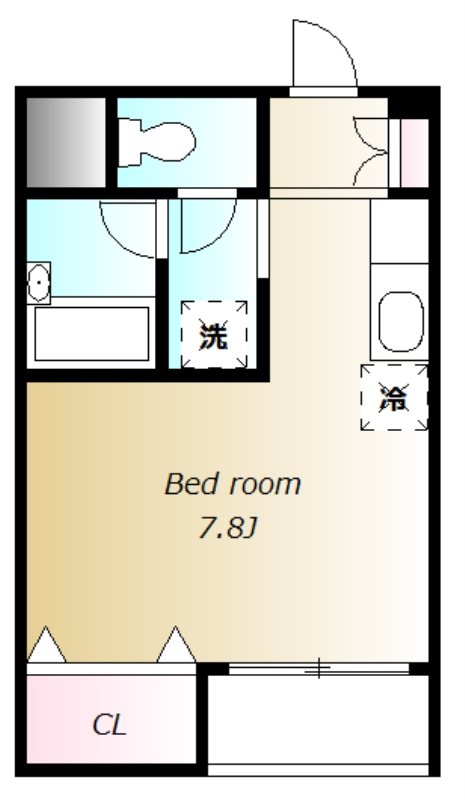 ピュール浜田山 202号室 間取り