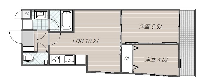 メルヴェーユ蘇我 間取り図
