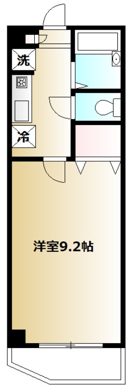 Maison Meirin 202号室 間取り