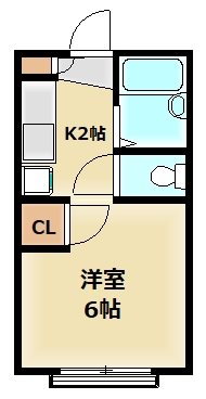エスポワール 105号室 間取り