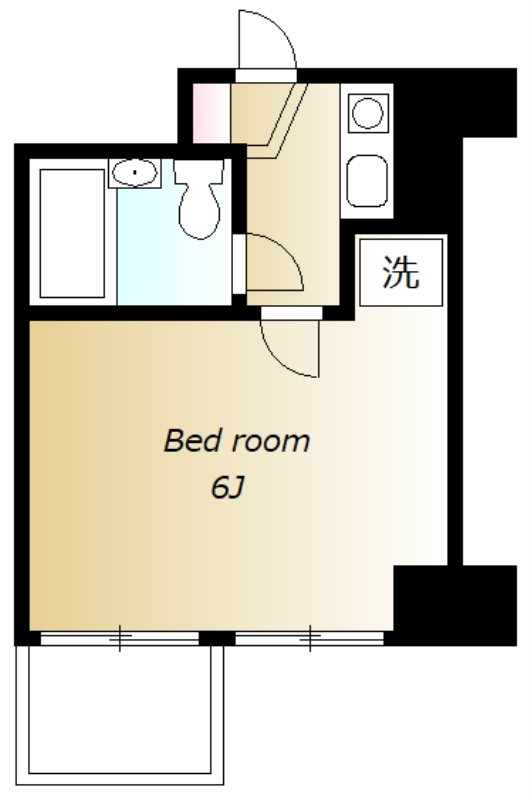 ベルメゾン二子 402号室 間取り