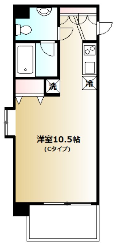 ライラック 404号室 間取り