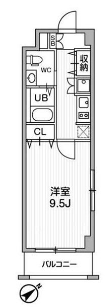 市川妙典レジデンス 401号室 間取り