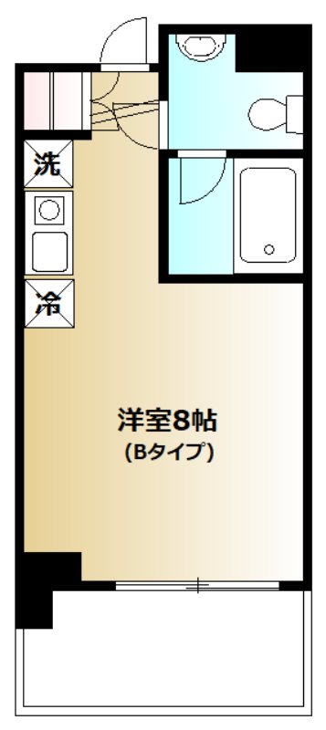ライラック 402号室 間取り