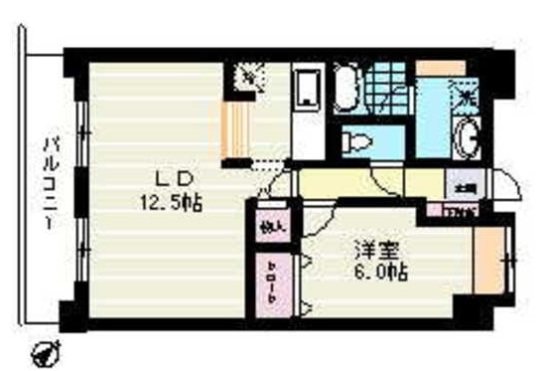 ＳＡＴＯＭＩ－４番館 503号室 間取り