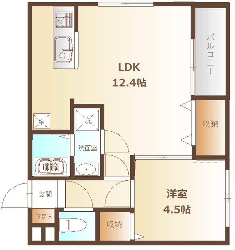 クアトロShoto 間取り図