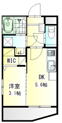 メルヴェーユ津田沼 403号室 間取り