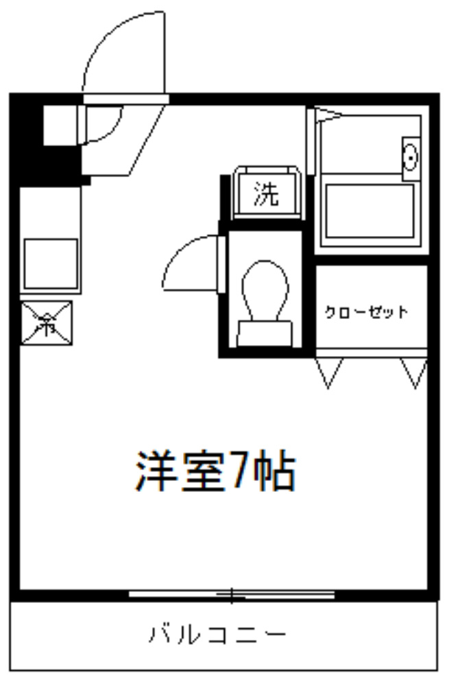 ジュネス岩井 間取り図