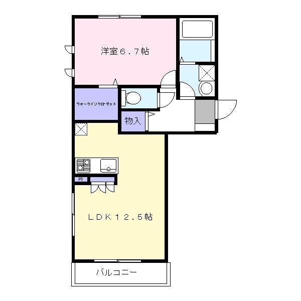 メゾンヴェール徳住 303号室 間取り