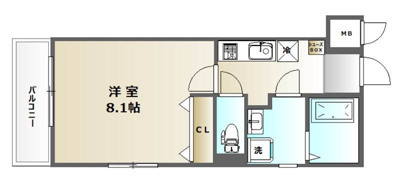 グラシア・ベイ潮見 間取り図