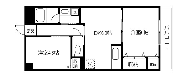 ストークコート 間取り図