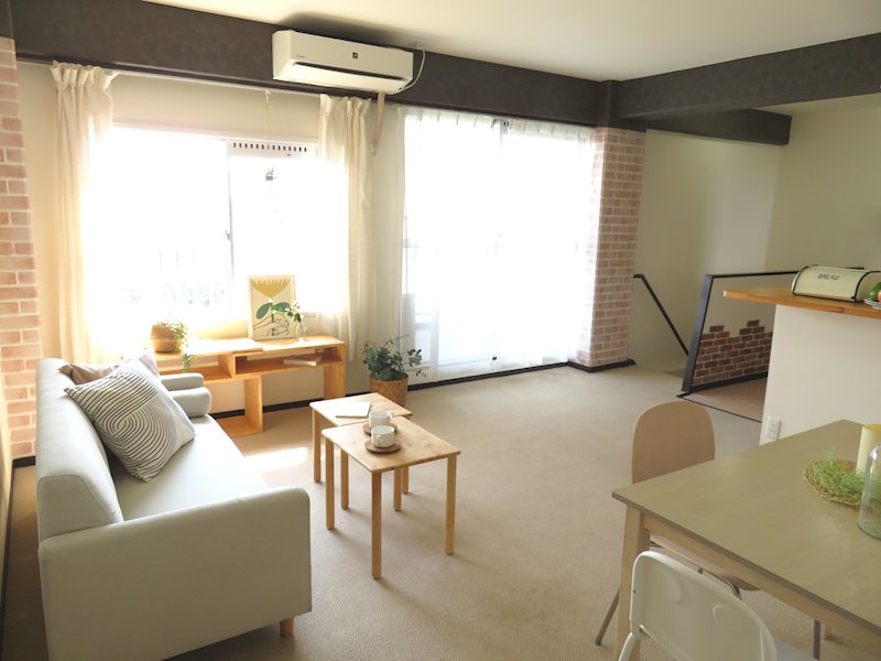 検見川パークマンション リビング