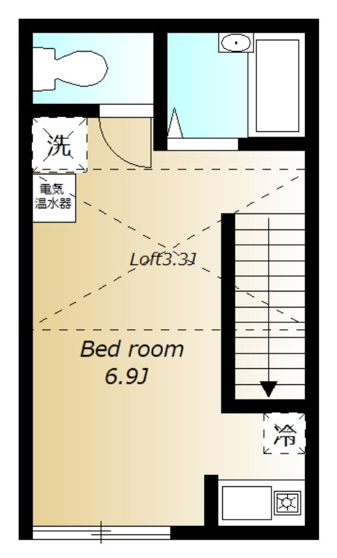 ラ・ターシェ 204号室 間取り