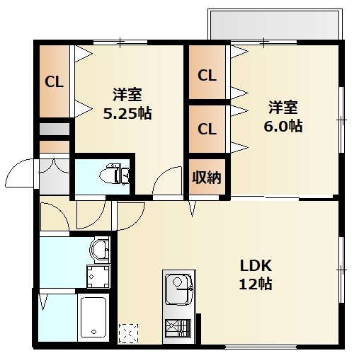 モンセラテ原木中山 101号室 間取り