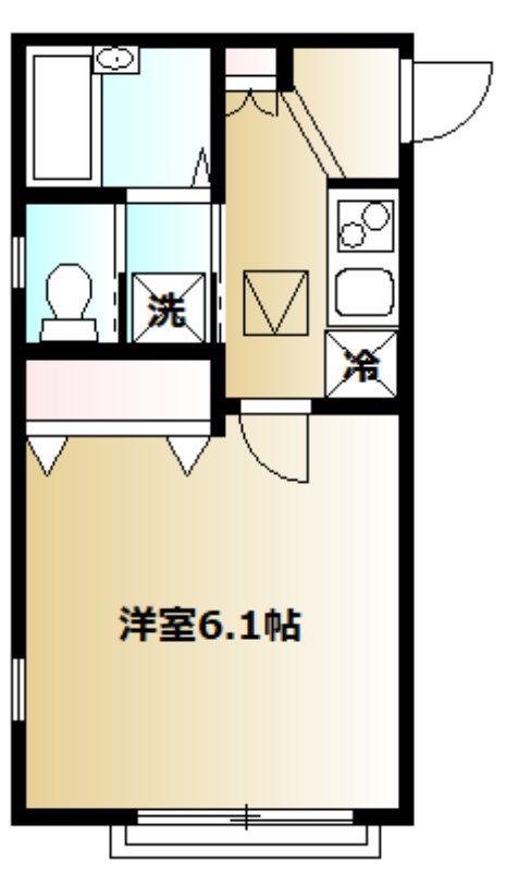 トリニティコートⅠ 間取り図