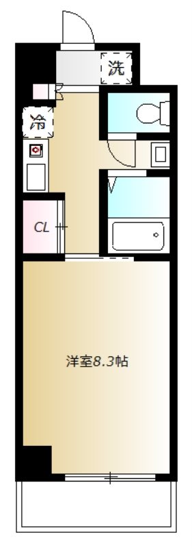 ルナグランデ  404号室 間取り
