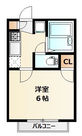 BLUMEN　HAUS 101号室 間取り