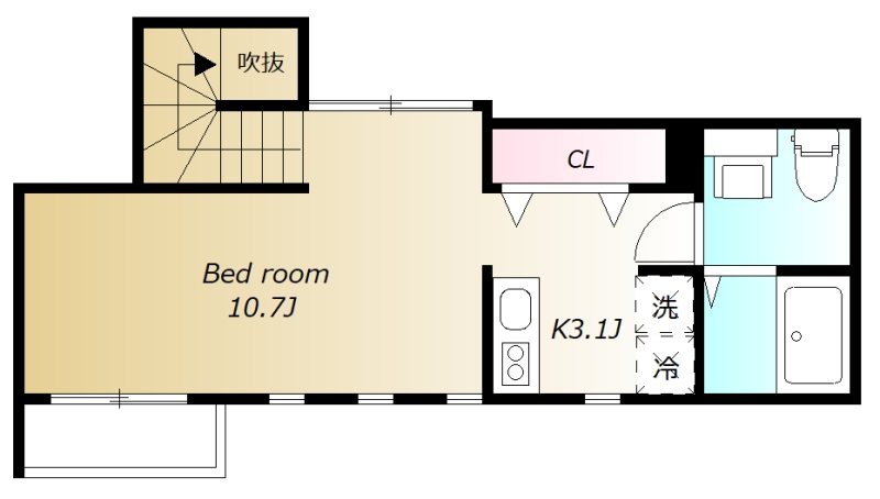 ミーナソルテ椎名町 302号室 間取り