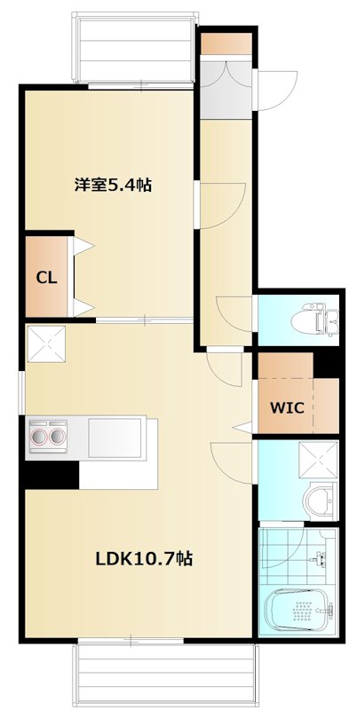 ymm FELICE 202号室 間取り