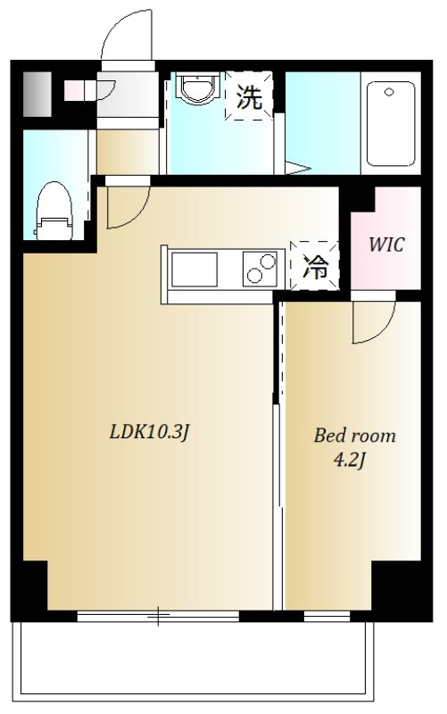 ペイザージュ本町 間取り図