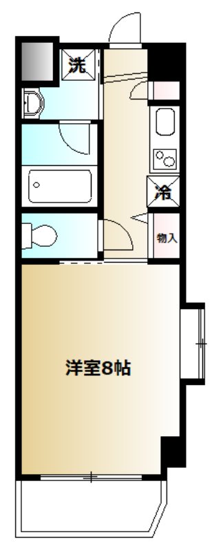 ディ・パンテレリア 208号室 間取り
