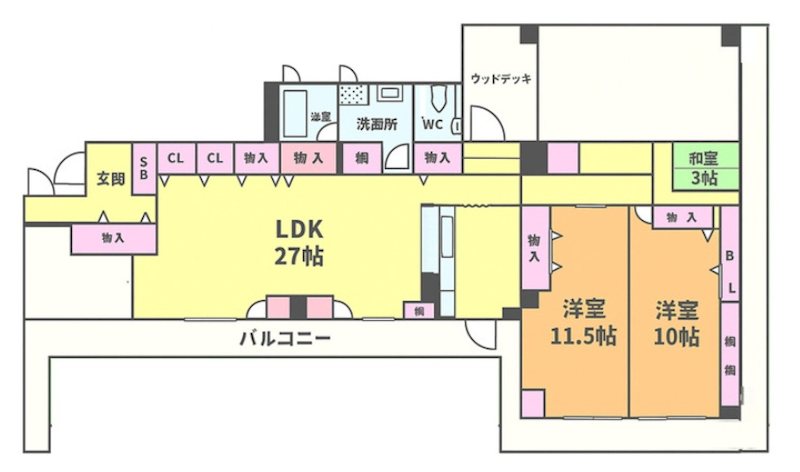 妙典オリモトハイツ 501号室 間取り