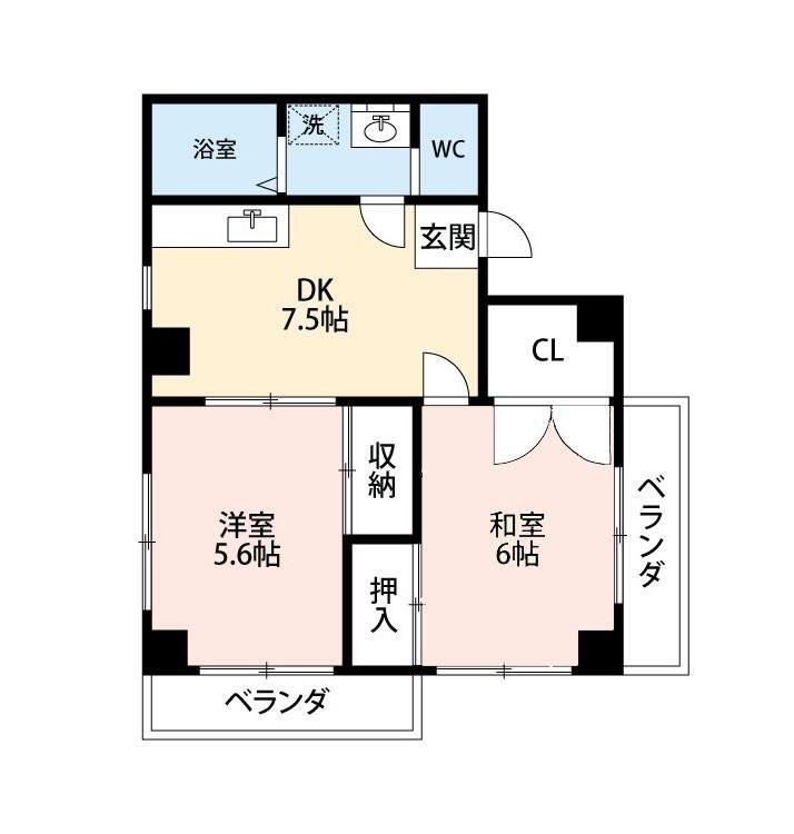 ライズハウスK 302号室 間取り