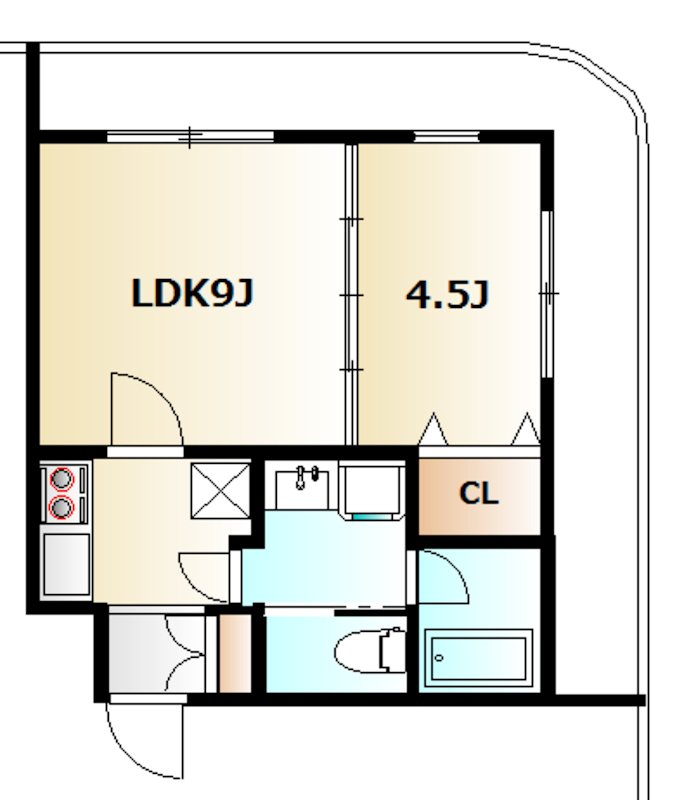 レジデンス高根台 204号室 間取り