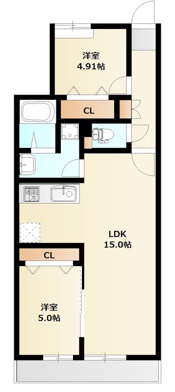 ミリアビタ習志野台 203号室 間取り
