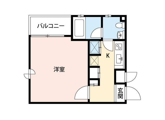 レジデンス宝 101号室 間取り