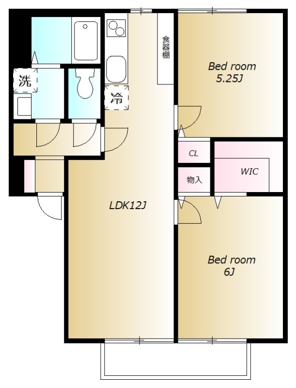 ラフィーネA 間取り図