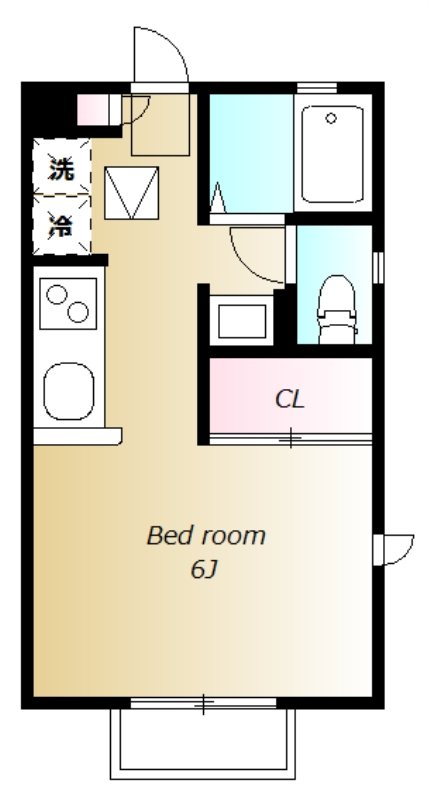ボヌール 間取り図