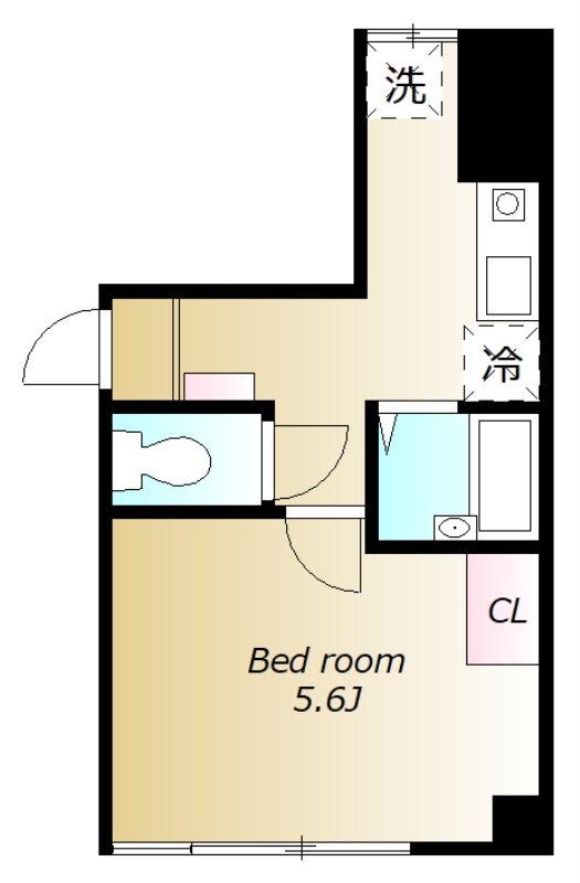 スカイレジデンス上野　 間取り図