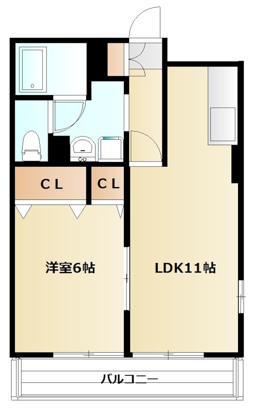 ECORT　NAKAMURAⅡ 間取り図